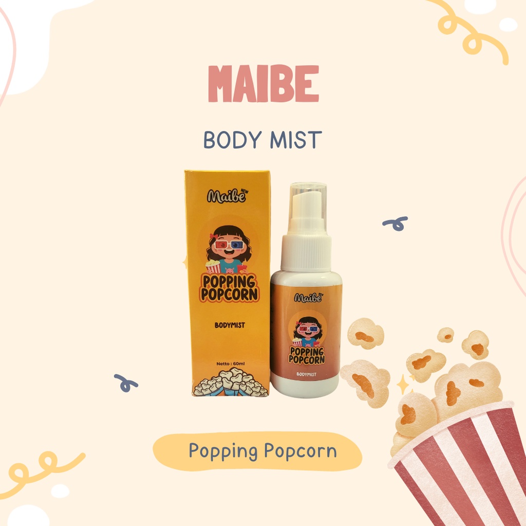 READY BODY MIST MAIBE / BODYMIST MAIBE SAKURA KISS | POPPING POPCORN | CHOUX OPIUM | BABY SWEET