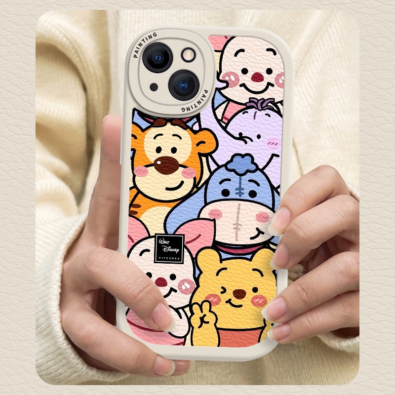 Soft Case Motif Kartun Grup Foto Untuk iPhone 6 / 7 / 8 Plus / X / XR / Xs Max 14 / 13 / 12 / 11 Pro Max