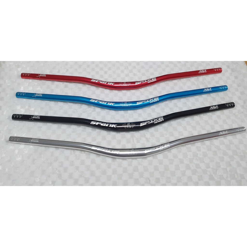 Handlebar Spank spike 31,8 mm 780mm Riser 20 Stang Sepeda MTB Hitam Merah Biru Silver