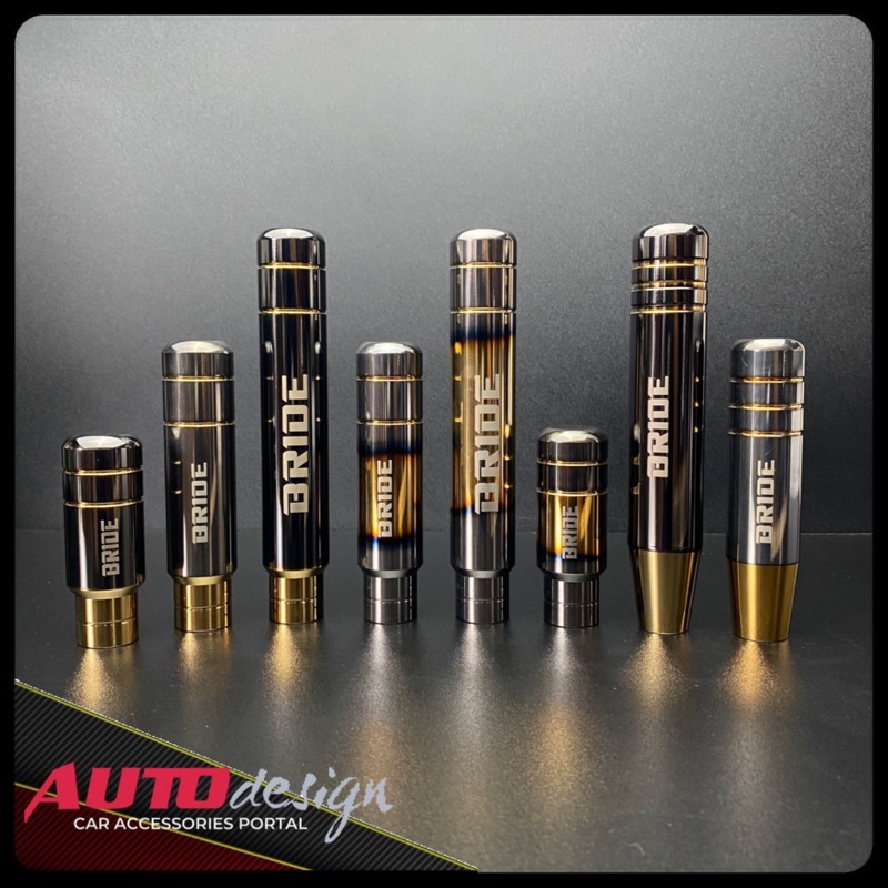 BRIDE Shift Knob Mobil Tuas Persneling Burn Tip Alumunium Universal