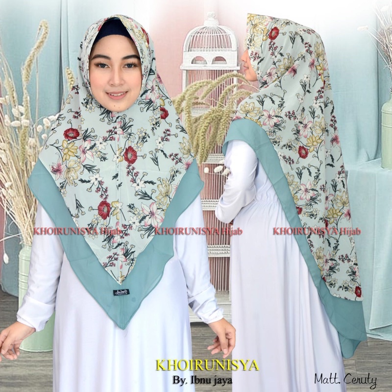 Hijab seruty 2layer ori ibnu jaya