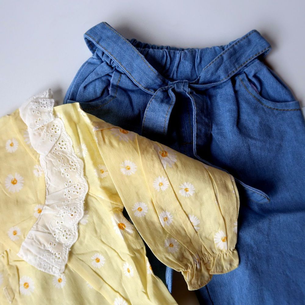 Setelan Panjang Anak Perempuan Import Premium 2-5 Tahun