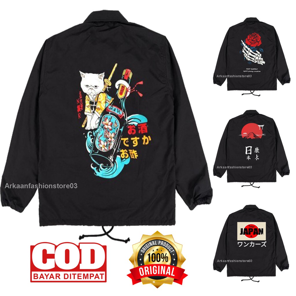 JAKET COACH // JAKET PRIA // JAKET COACH WINDBREAKER JAPAN EDITION