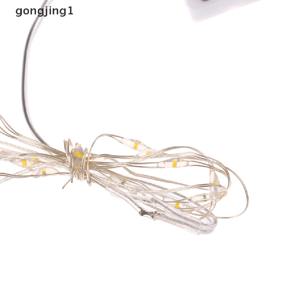 Ggg Miniatur Lampu String Led Dekorasi Pohon Natal Rumah Boneka 1: 12