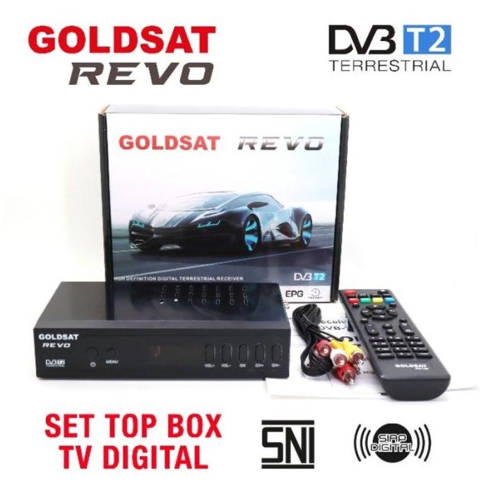 Decoder TV Box Digital GOLDSAT REVO DVB-T2