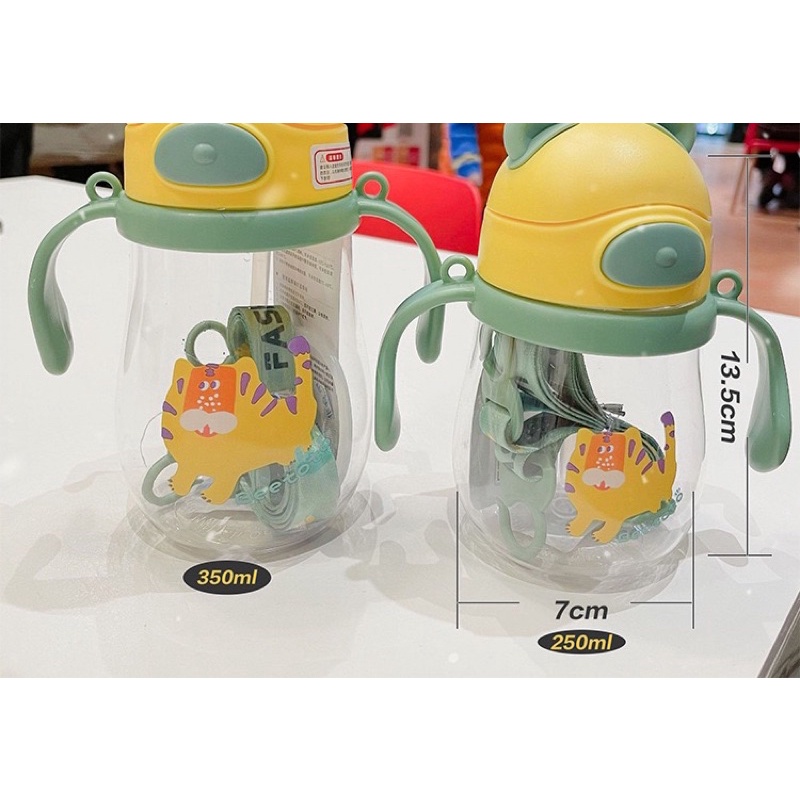 BOTOL MINUM ANAK DENGAN SEDOTAN BOTOL AIR BALITA BAYI TRAINING CUP SIPPY CUP BOTOL LUCU ANTI TUMPAH