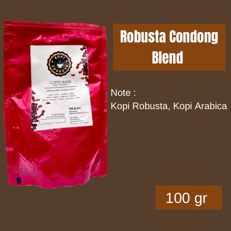 

Kopi Robusta Condong Blend 100 gr