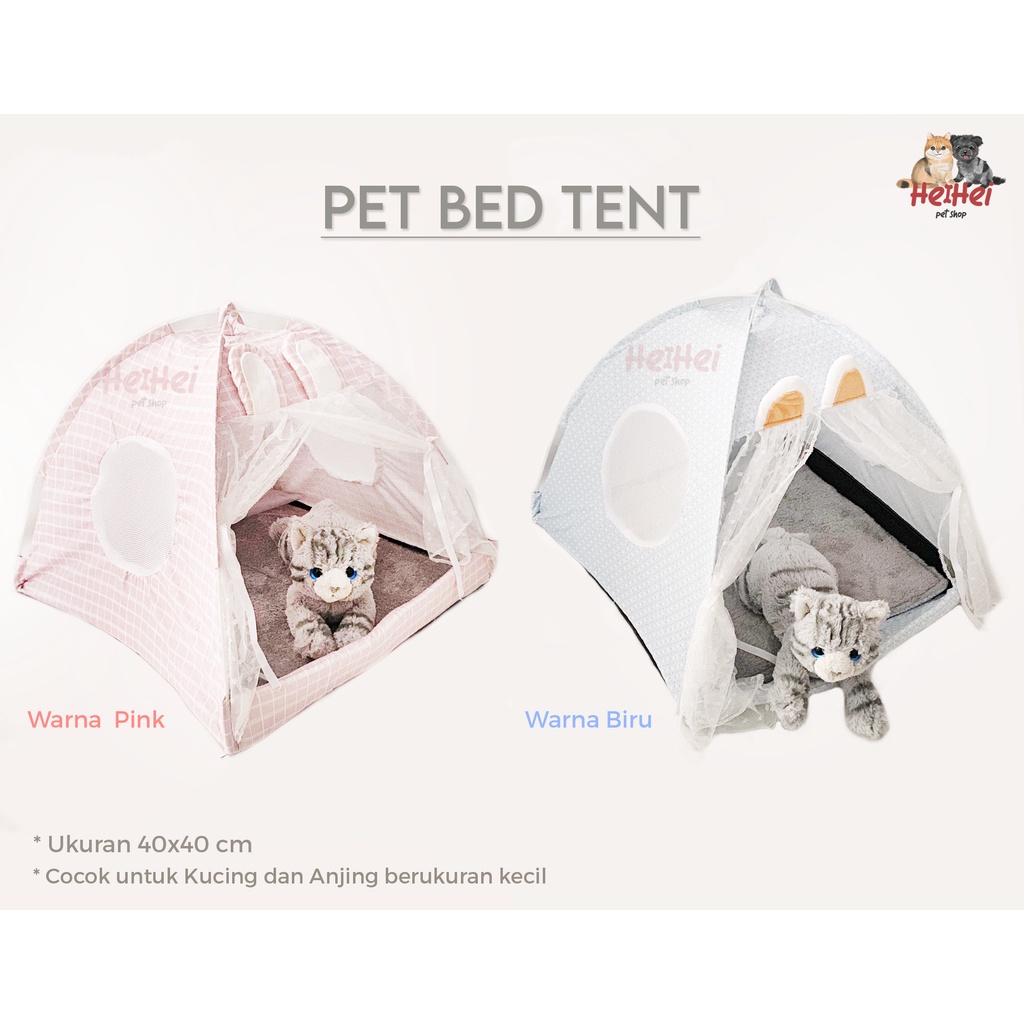 Viral Tenda Kucing Anjing Portable - Pet Tent Bed for Dog and Cat - Tempat Tidur Hewan Anjing Kucing