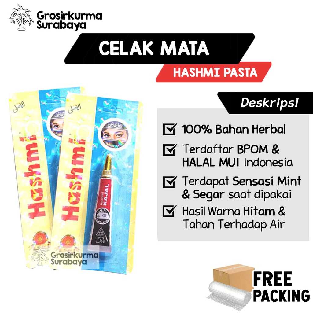 Celak HASHMI PASTA BPOM dari Bahan Herbal Alami Menyehatkan Mata dengan Sensasi Mint Saat Dipakai