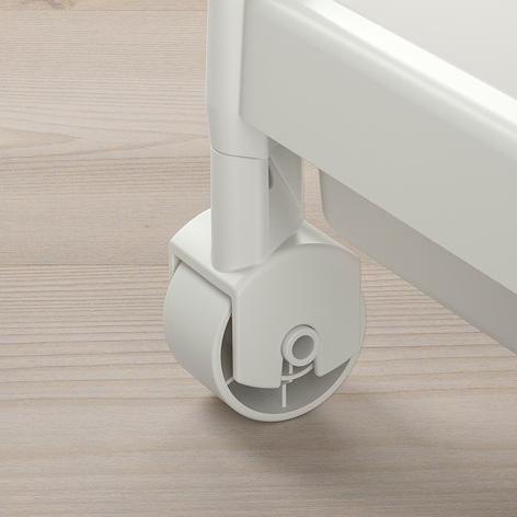 Troli Putih | Troli Bumbu Dapur | Troli Rak Dapur | Sisipan Meja Dapur