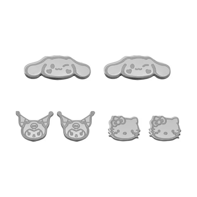 Anting Tusuk Bahan Titanium Steel S925 Silver Hypoallergenic Untuk Wanita