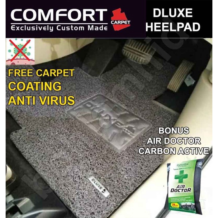 Karpet Mobil COMFORT LAND CRUISER VXR 200 3baris+bagasi Dluxe Karpet Koil