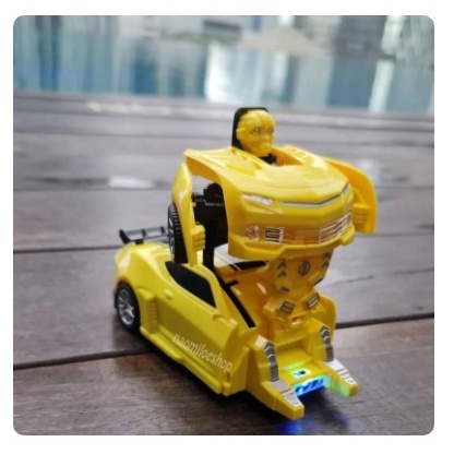 bumble bee Deformation Robot RC Mainan Mobil Berubah Jadi Robot - bumbleBEEdeform 0823B