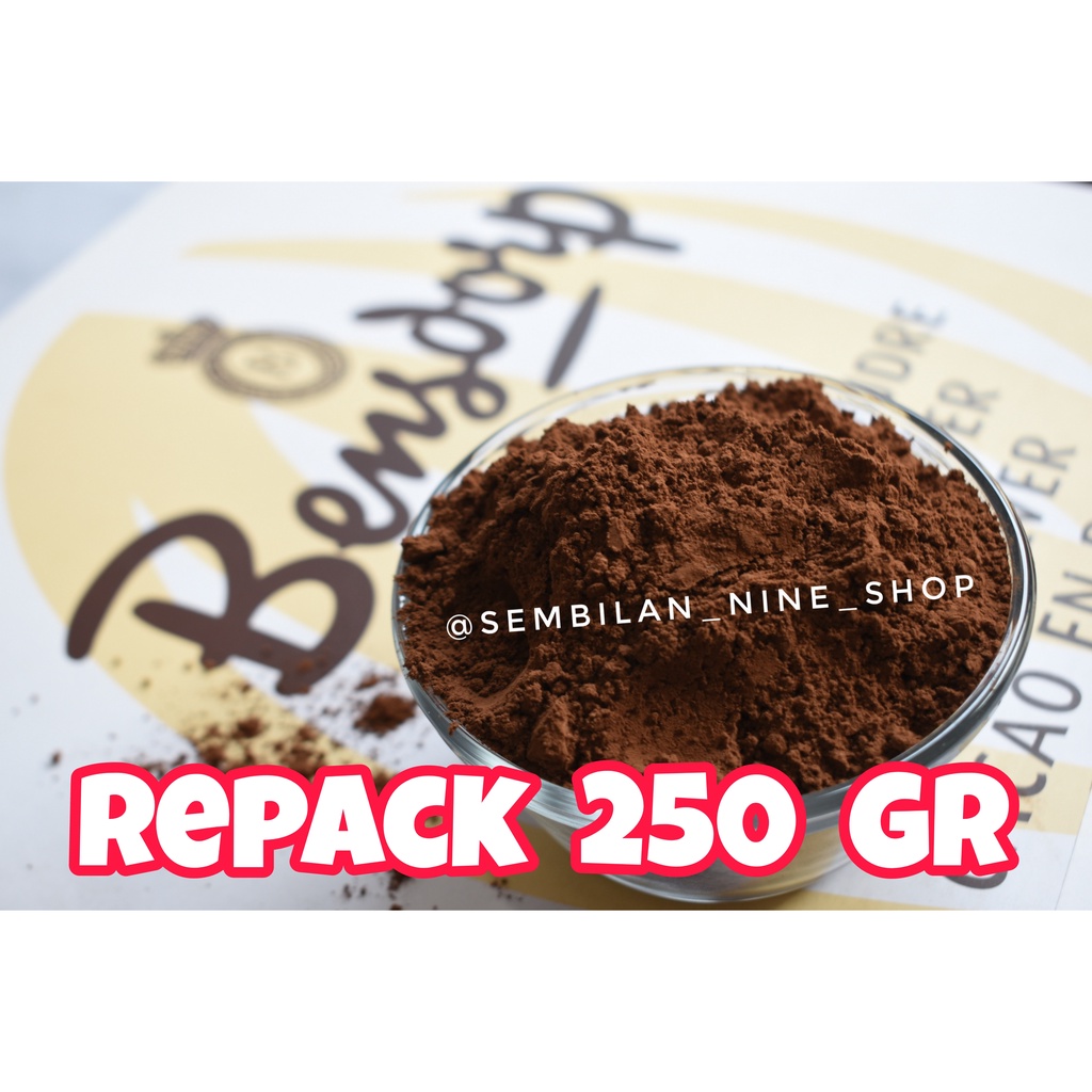 

BENSDORP 250 GRAM Cocoa Powder Queen Anna Fat 22 24 Cokelat Bubuk Chocolate Coklat Bensdrop Bendorp Bendrop Kakao