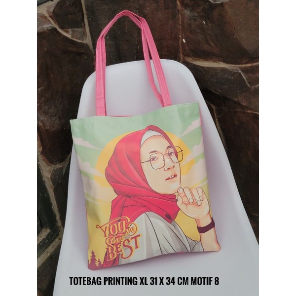 Totebag  Shopper Printing Ukuran Besar