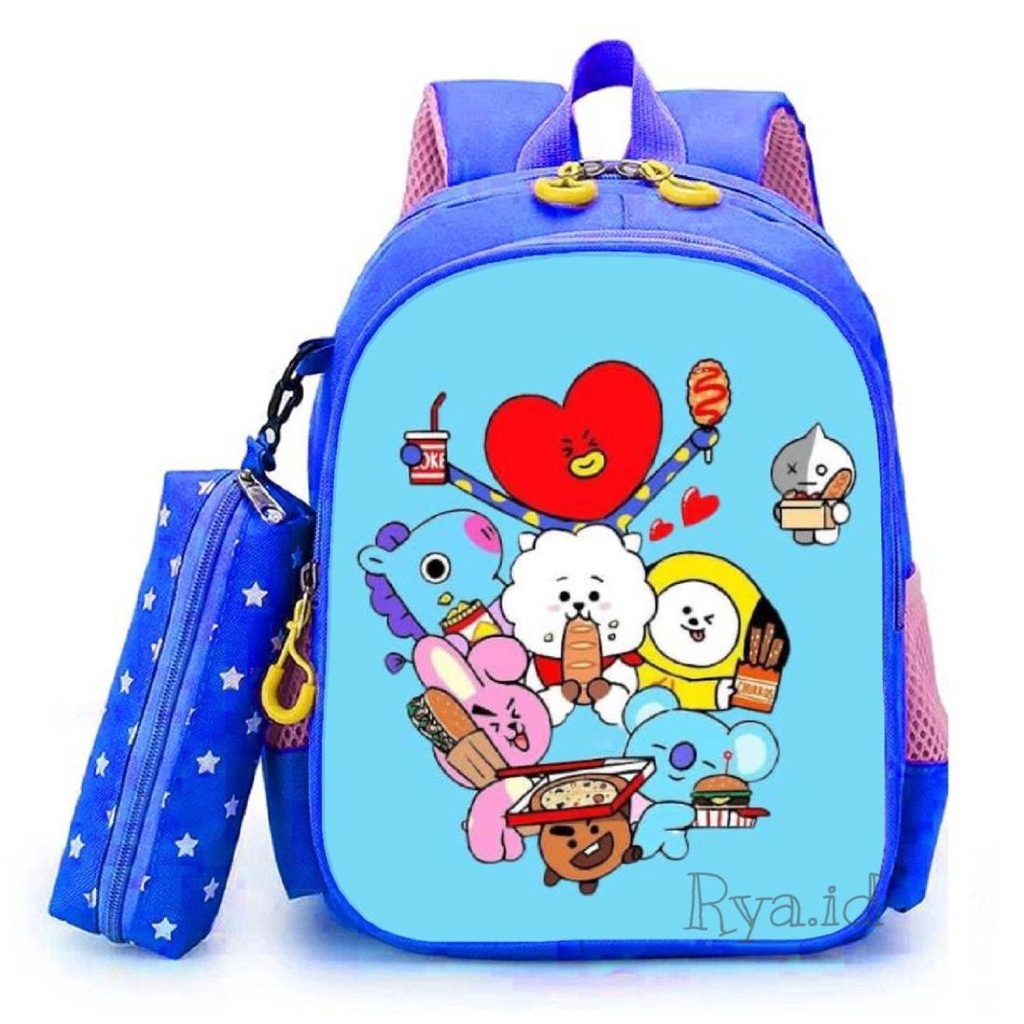 Rya.id - Best Seller Promo Tas Ransel Anak Perempuan Motif Kartun Terbaru Lagi Hits Cocok Untuk Anak Perempuan Tas Ransel Serba Guna Paud Tk Sd