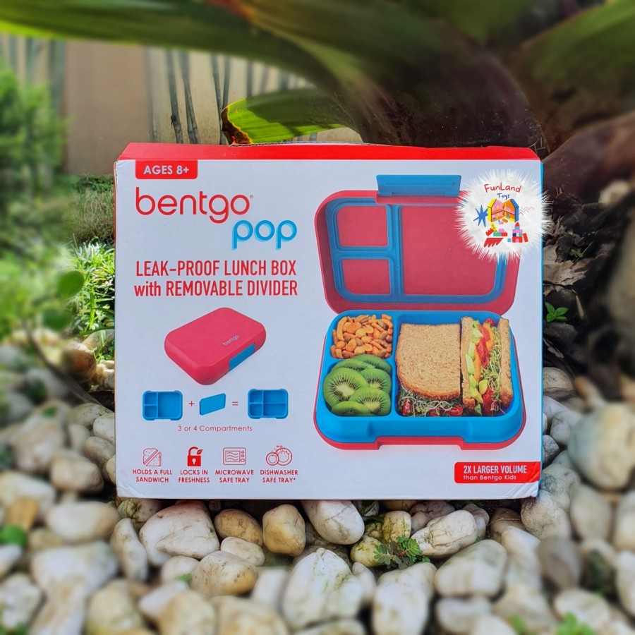Bentgo Pop Lunch Box - Red Turquoise