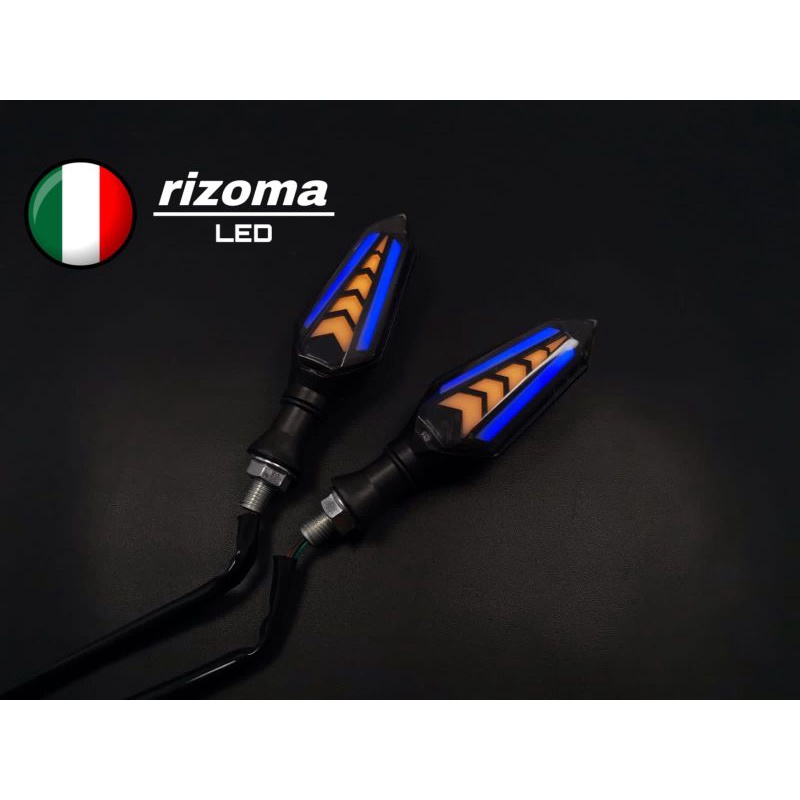 Lampu Sen LED Sein Running Rizoma L01-DD94 Model Panah 2 Sisi Buat Vixion ,Cb150r ,R15 ,Cbr150r ,Gsx ,Aerox ,Vario150 ,Xabre Dan Motor Lainnya Universal