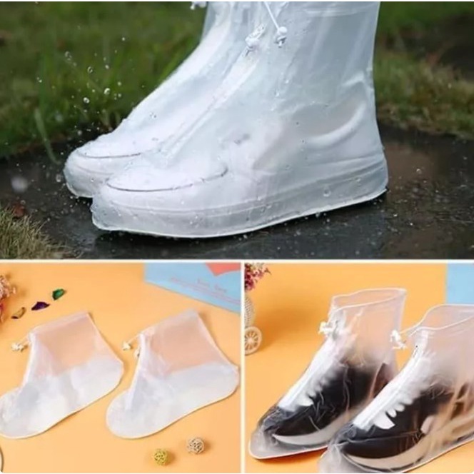 Cover Sepatu Silikon Pelindung Karet Anti Air - Cover Silicone Shoes