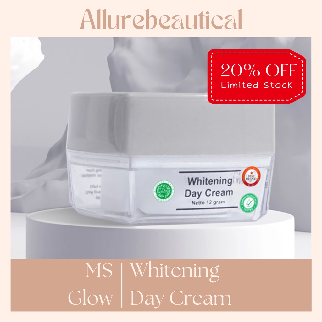 MS GLOW Day Cream Krim Siang Sunscreen Whitening Cream