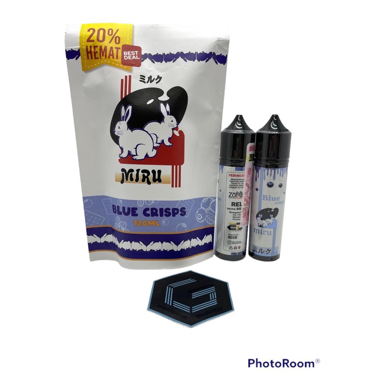 Miru BLUE CRISPS 60ML 1pcs by Jozojo Brewery Liquid Zonic Vape Vapor