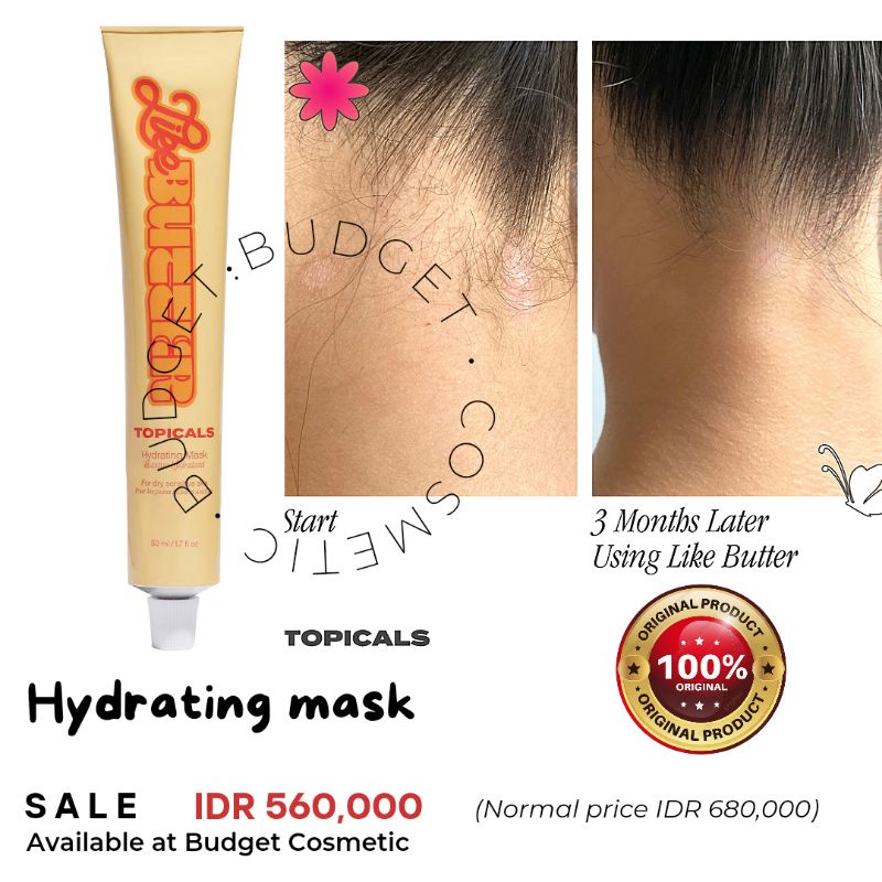 Jual Serum TOPICALS LIKE BUTTER HYDRATING MASK FADED BRIGHTENING ...