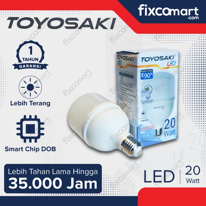 Lampu LED BESAR TOYOSAKI Cahaya Putih 15W 20W 30W 50W