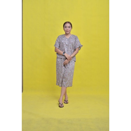 Milo Set | Setelan Kulot | Setelan Adel |Setelan Busui | Setelan Rayon Premium | Setelan kekinian