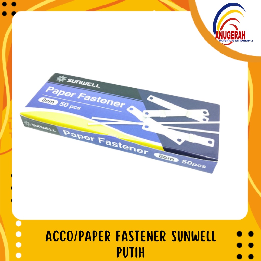 

ACCO / PAPER FASTENER SUNWELL PUTIH (PCS)