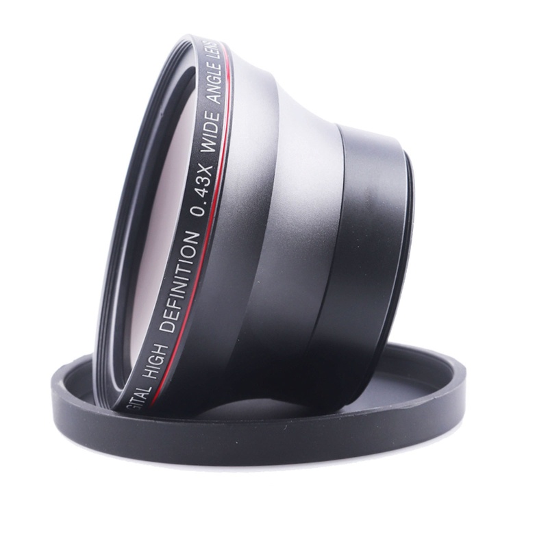 Vivi Lensa Makro Wide angle 49 / 52 / 55 / 58mm 0.43X Untuk D7000 D5500 D5200