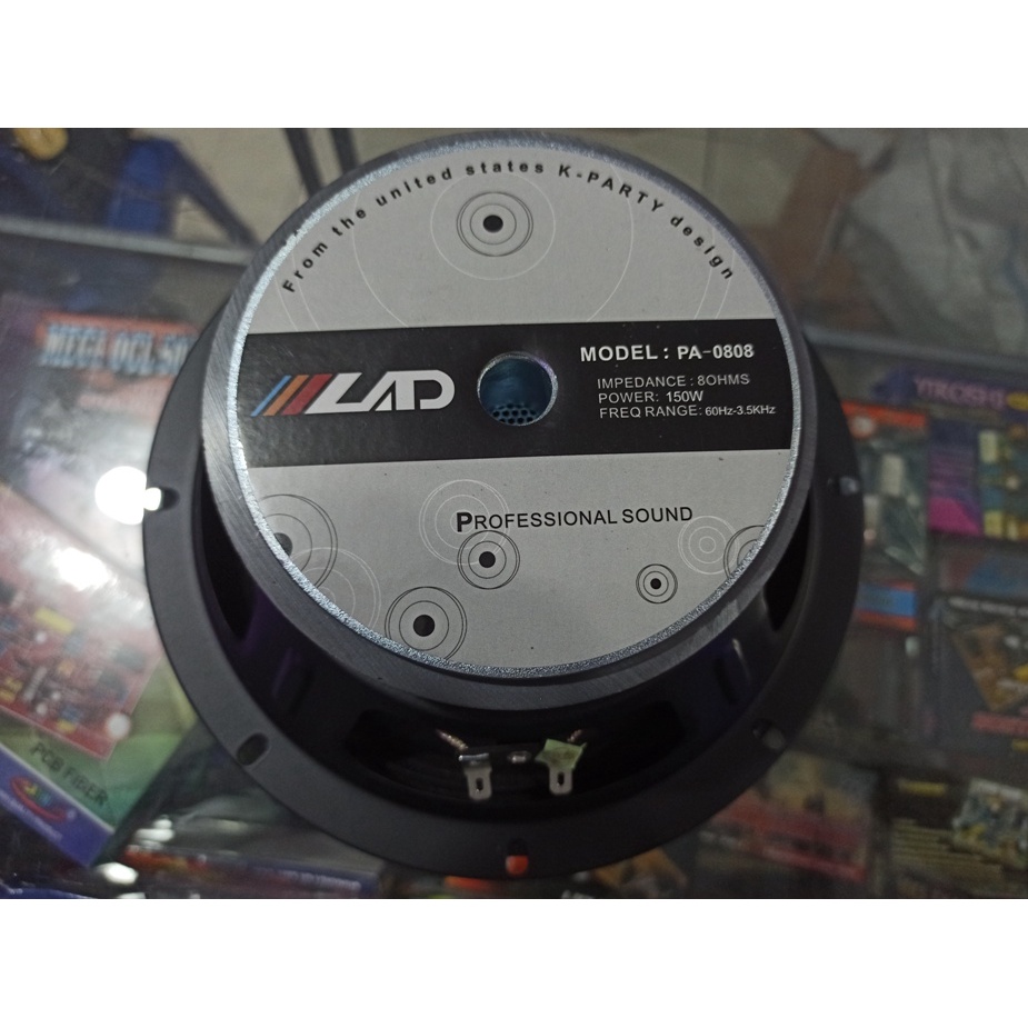 SPEAKER LAD PA0808 150W MID LOW 8 INCH MANTAP 8INCH