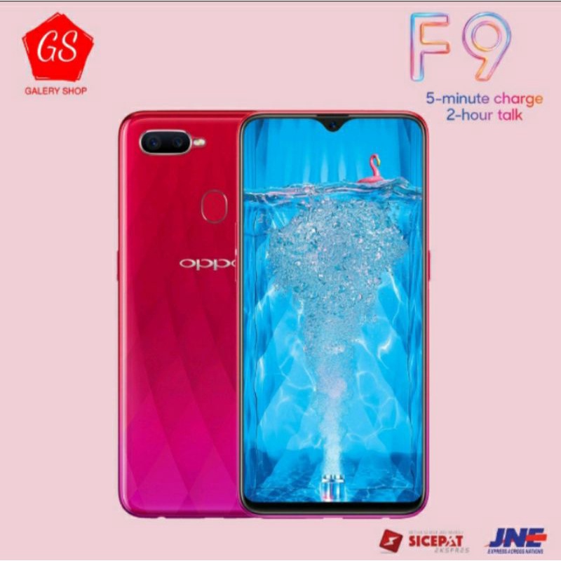hp Oppo f9 ram 6/128 100% ORI hp baru lengkap dgn antigores selikon carger masih segel box bisa cod