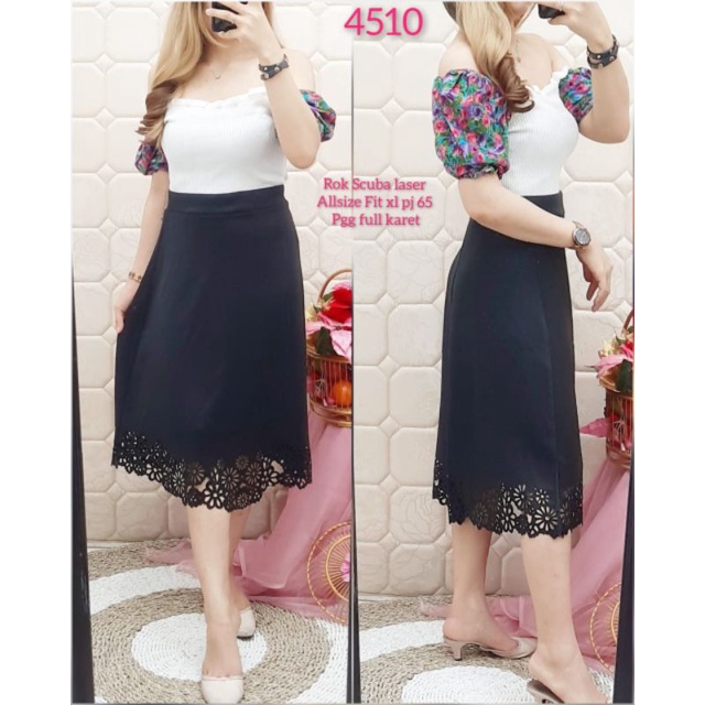 Rok scuba laser import wanita