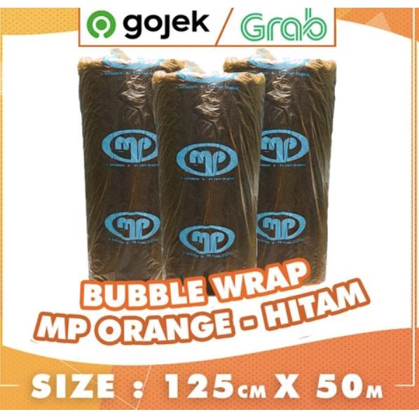 

BUBBLE WRAP MURAH ROLL 50 METER PUTIH BUBLE WRAP - DKM DELKOMAS - MP ORANGE HITAM