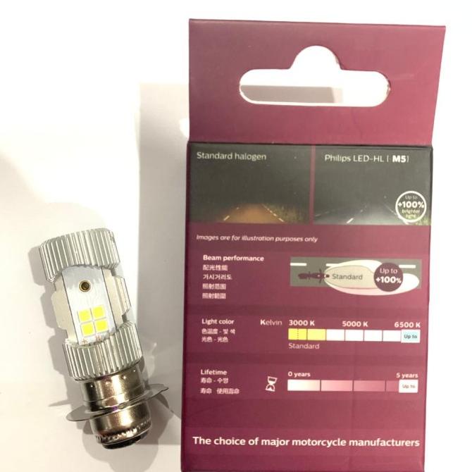 LAMPU DEPAN LED MIO M3 MIO Z SOUL GT XEON GT PHILIPS ORIGINAL 100%