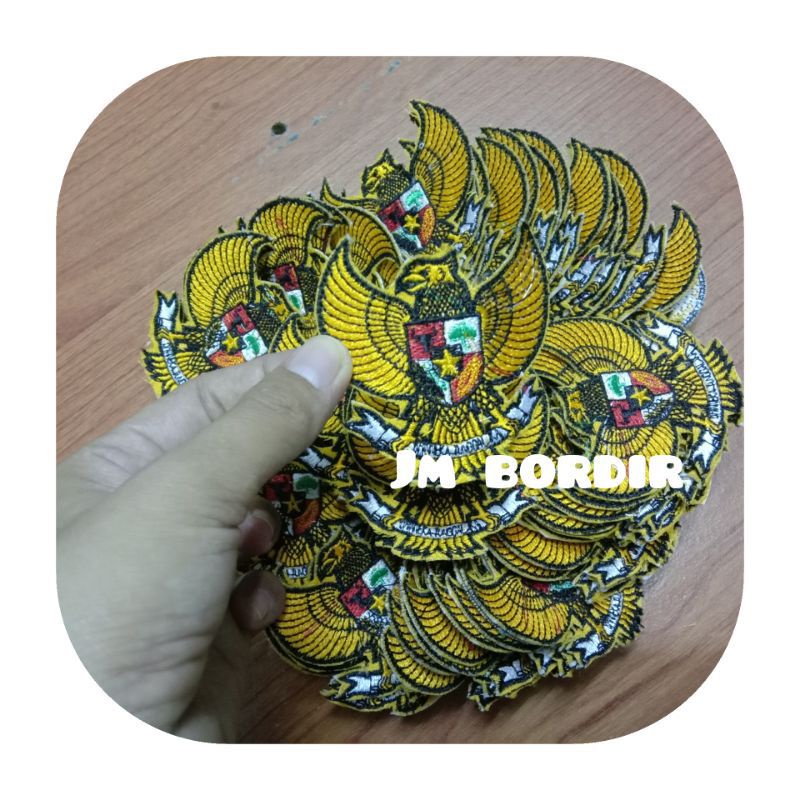 LOGO GARUDA || LOGO BORDIR || BORDIR KOMPUTER