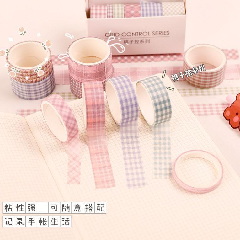 

⇛ 6 pcs selotip / washi tape - pack hemat tahun berkualitas [thehanscorner] ペ