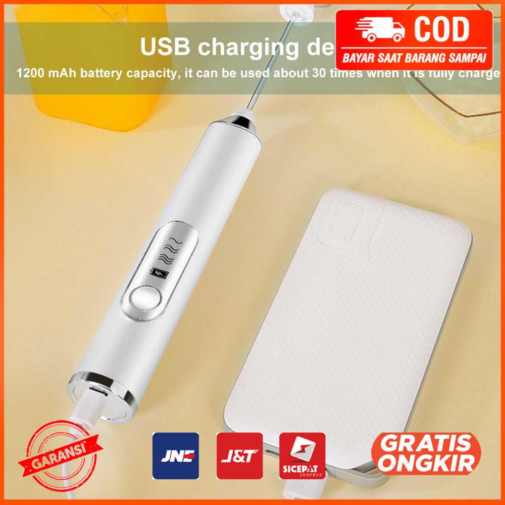 Pengocok Telur Susu 2in1 Portable Electric Hand Mixer Milk Frother