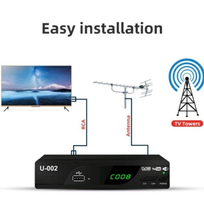 Stb Dvb T2 Set Top Box Tv Digital U-002 Stb Dvb T2 Tv Digital U-002