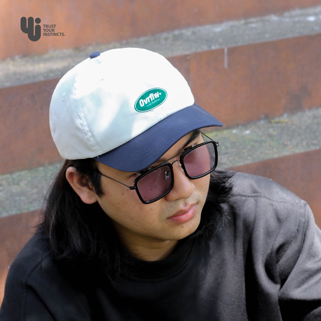 Topi Overflow Baseball Kombinasi Warna Lidah Pendek