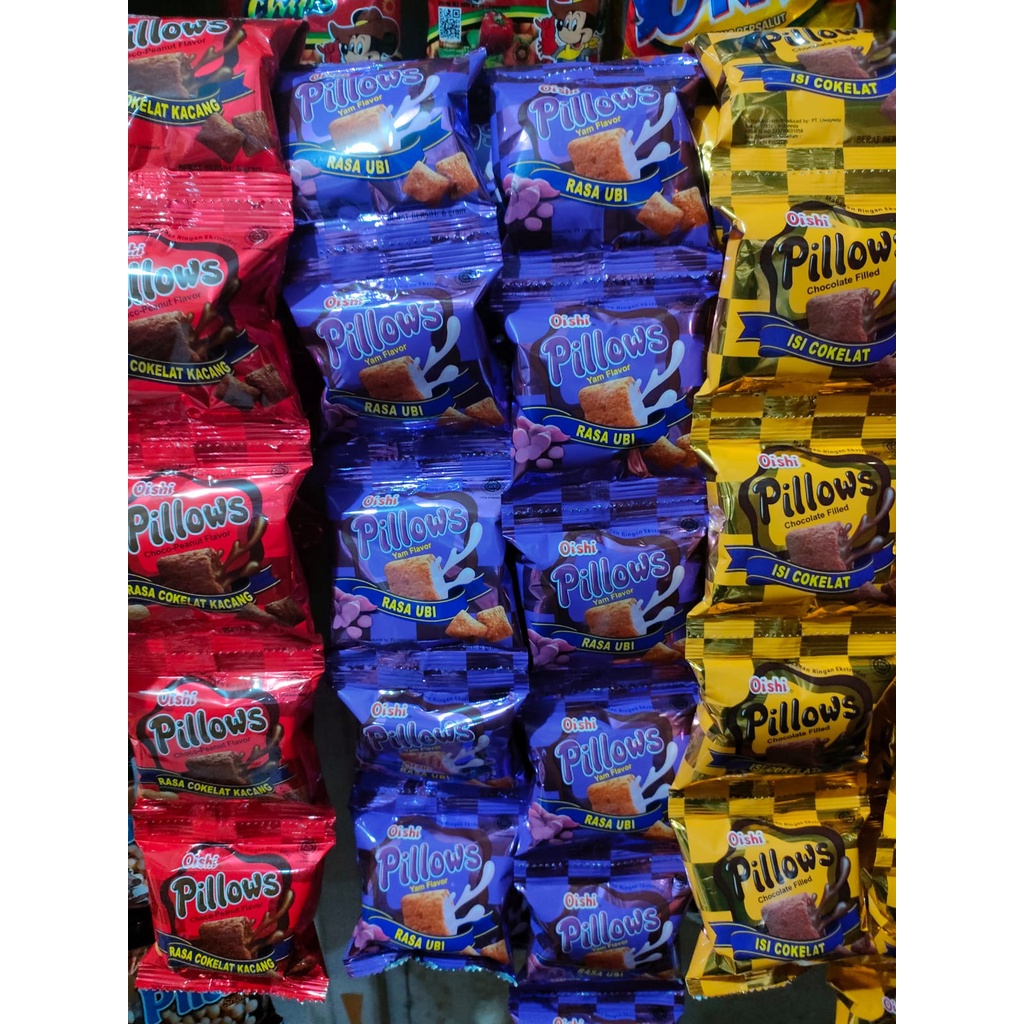 Jual SNACK RENTENG OISHI PILLOWS RENTENG ISI 10 PCS Shopee Indonesia