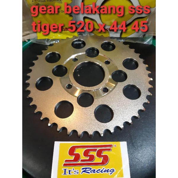 GEAR BELAKANG SSS TIGER HONDA 520x44 45 ORIGINAL