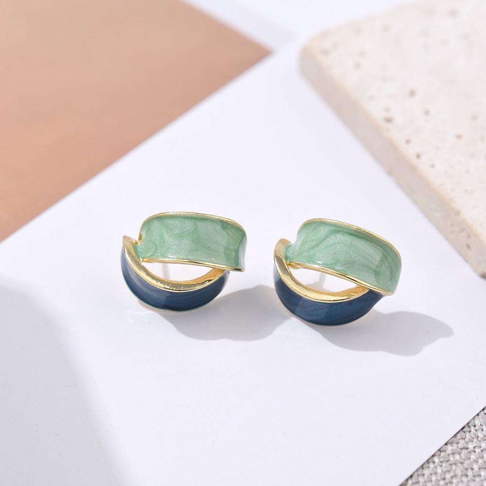 Anting Tusuk Gantung Wanita Desain Geometri Gaya Korea / Bohemian / Elegan / Simple Untuk Pesta / Pernikahan