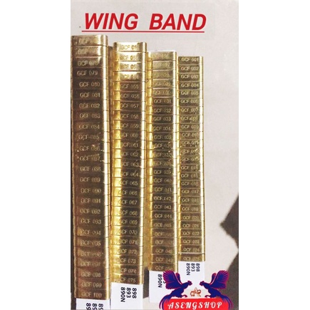 SEGEL AYAM  WING BAND SAYAP AYAM ASLI IMPORT  (USA )