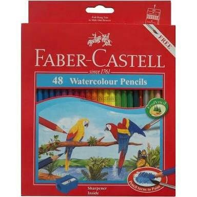 

pensil warna faber castel 48 pcs water colour
