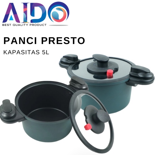 Panci Presto Daging / Panci Presto Murah / Panci Presto Low Pressure Cooker Panci Masak Panci Sup Daging Panci Masak Bertekanan Mikro Kompor Gas Panci Rebusan Panci Masak Anti-lengket untuk Dapur