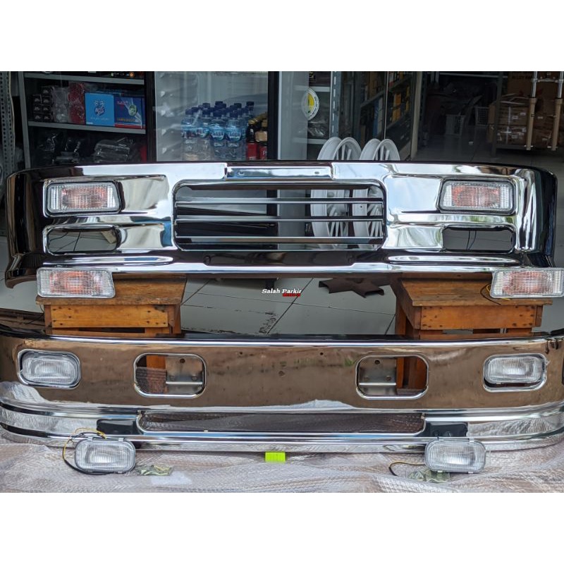 bemper depan truk full krom bemper canter patriot bemper depan m18 bemper depan universal L300