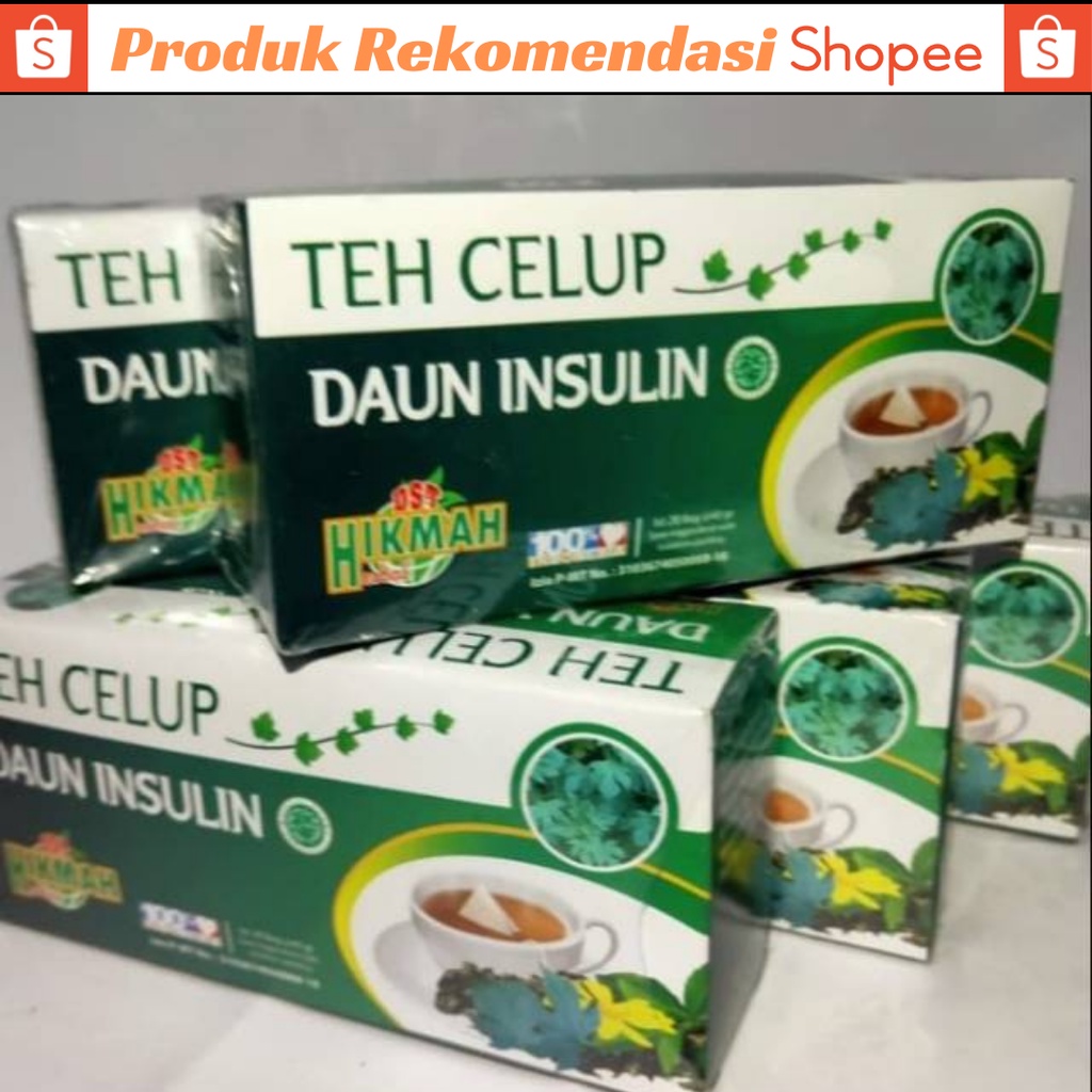 Teh Celup Daun Insulin Diabetes Original Asli