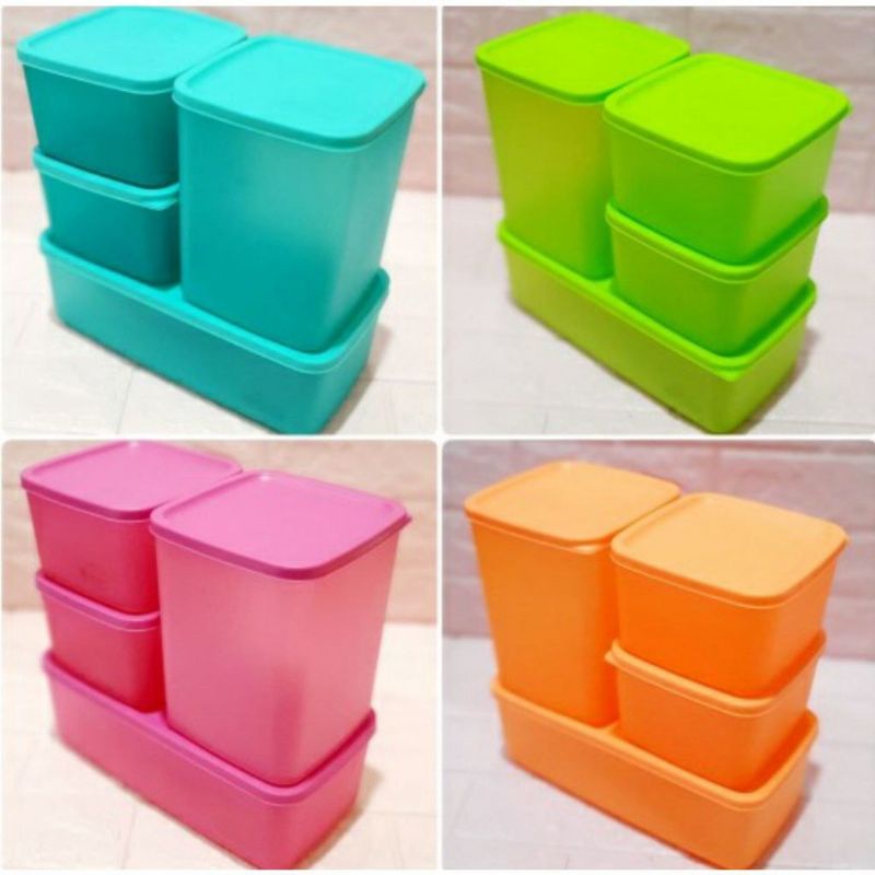 TOPLES PLASTIK SET PANDORA SERBAGUNA 4pcs / STORAGE FOOD / TOPLES SERBAGUNA