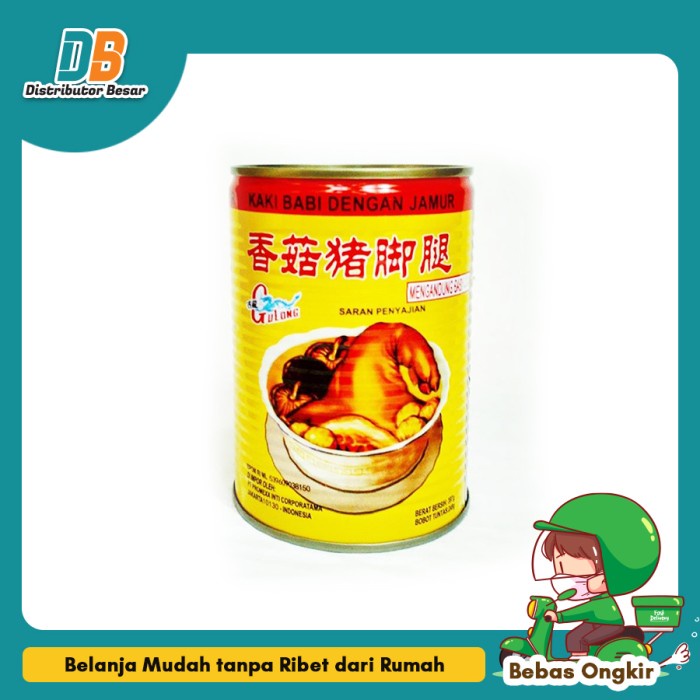 

NEW Gulong Pork Leg with Mushroom / Kaki babi kaleng 397 gr